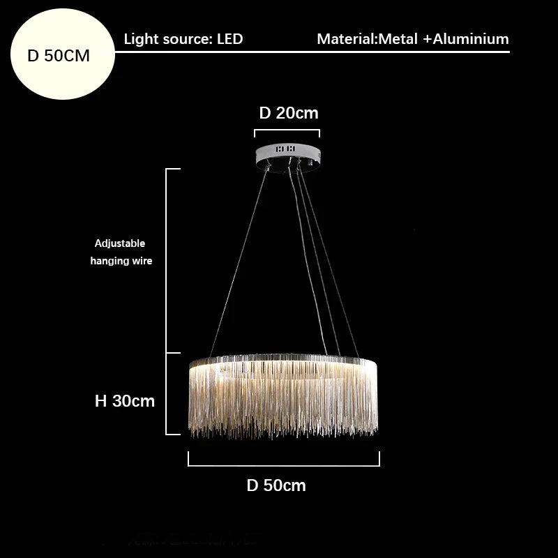 Tassel Chandeliers: Luxury Lighting for Home, Restaurant, and Hotel Settings