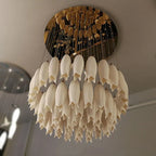 Nordic Tulip Chandelier: Multi-heads Pendant Lamp for Villa, Hotel, Restaurant, Bedroom