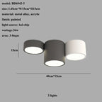 Cylinder LED Ceiling Lamp for Living Room and Bedroom Decor