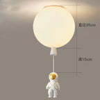 Astronaut Space Ball Ceiling Lamp for Kids Room or Corridor