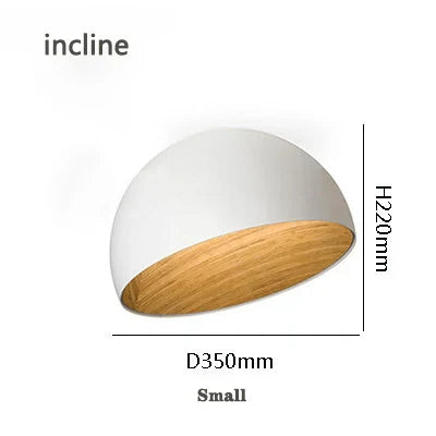 Wood Grain Color Ceiling Lamp for Bedroom, Living Room & Corridor