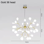 Modern Firefly Pendant Chandelier LED Light Acrylic Ceiling Lamp for Home Decor