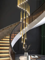 Modern LED Staircase Pendant Chandelier for Living Room Lighting