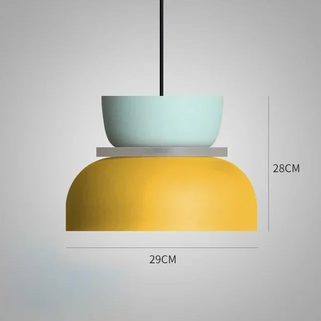 Modern LED Colour Pendant Lamp for Bedroom Living Room Dining Bar Study