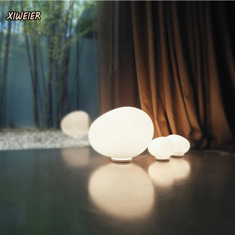 Goose Egg LED Floor Lamp for Bedroom and Outdoor, Simple and Elegant Design