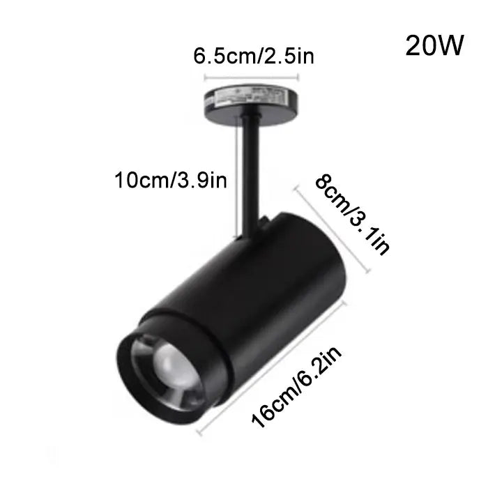 Adjustable Beam Ceiling Spotlight for Store Office Bar Accent Lighting