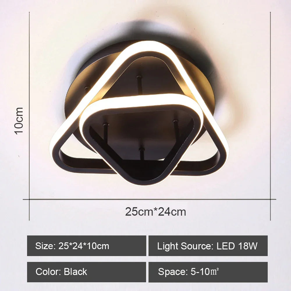 Nordic LED Ceiling Chandelier Acrylic Decor Modern Indoor Lighting