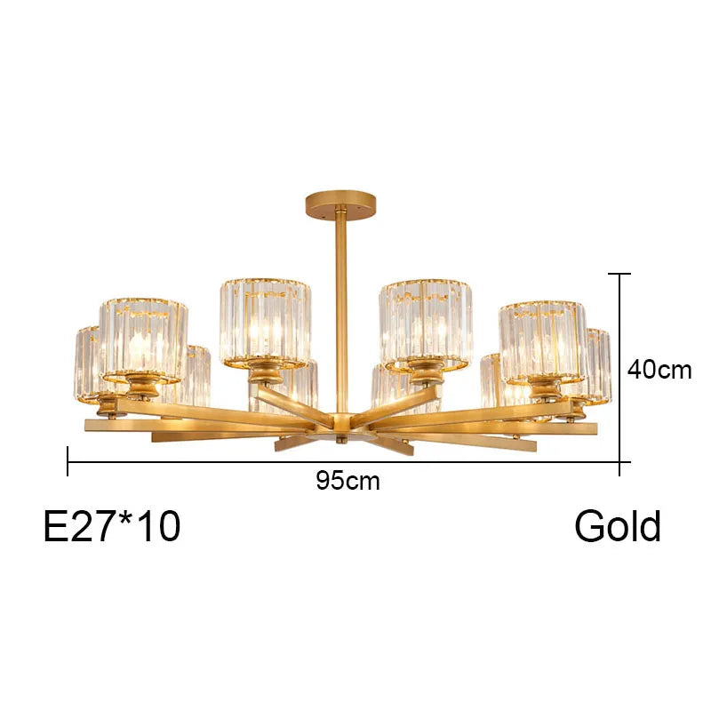 Round Black Chandelier Geometric LED Indoor Hanging Lighting For Modern Minimalist Living Room