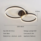 Modern Minimalism Round Ring Ceiling Lamp LED Lighting Fixture