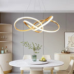 Geometric Line LED Chandelier for Modern Home Decor and Lighting
