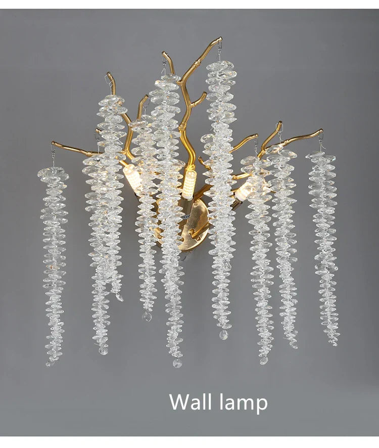 Crystal Tassel Ceiling Chandelier for Luxurious Home Decor