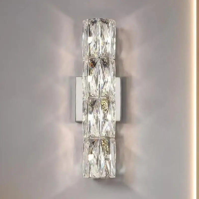 Luster Crystal Wall Sconces: Modern Elegant Glass Wall Light Fixtures