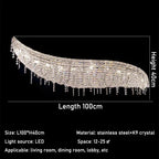 Luxury Crystal Chandelier for Living Room and Villa Hall Lighting