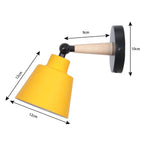 Wood Wall Sconce LED Light Modern Nordic Style Bedroom Home Decor Lighting