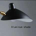 Black Aluminum Nordic LED Floor Lamp for Living Room, Bedroom - Standing Tall E27 Light