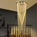 Luxury Crystal Ceiling Light for Home, Stairs & Restaurant Lighting