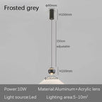 LED Bedside Lifting Chandelier – Modern Minimalist Nordic Pendant Light for Home Décor