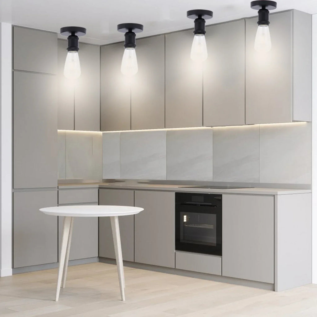 Retro Industrial Ceiling Light: Vintage LED E27 Wall Lamp for Home Living Room