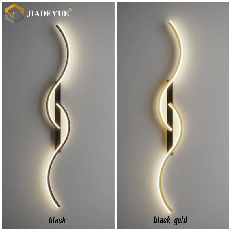 LED Line Wall Lamp for Living Room, Bedroom, Indoor Lighting