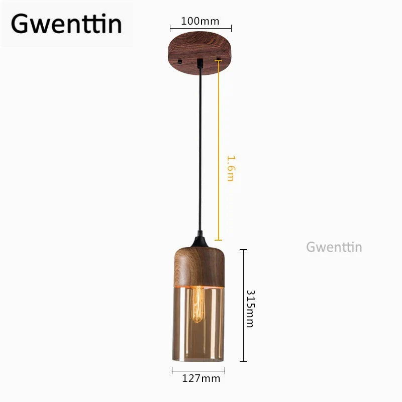 Vintage Industrial Glass Pendant Lights Kitchen Lighting