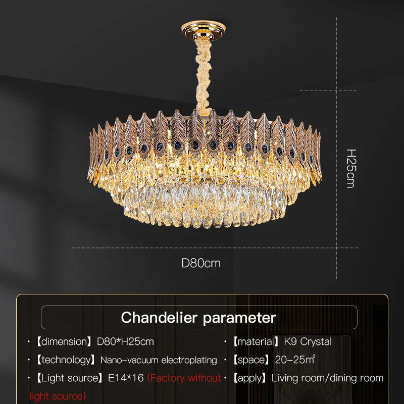 Crystal Chandelier: Elegant & Modern Bedroom & Living Room Lighting