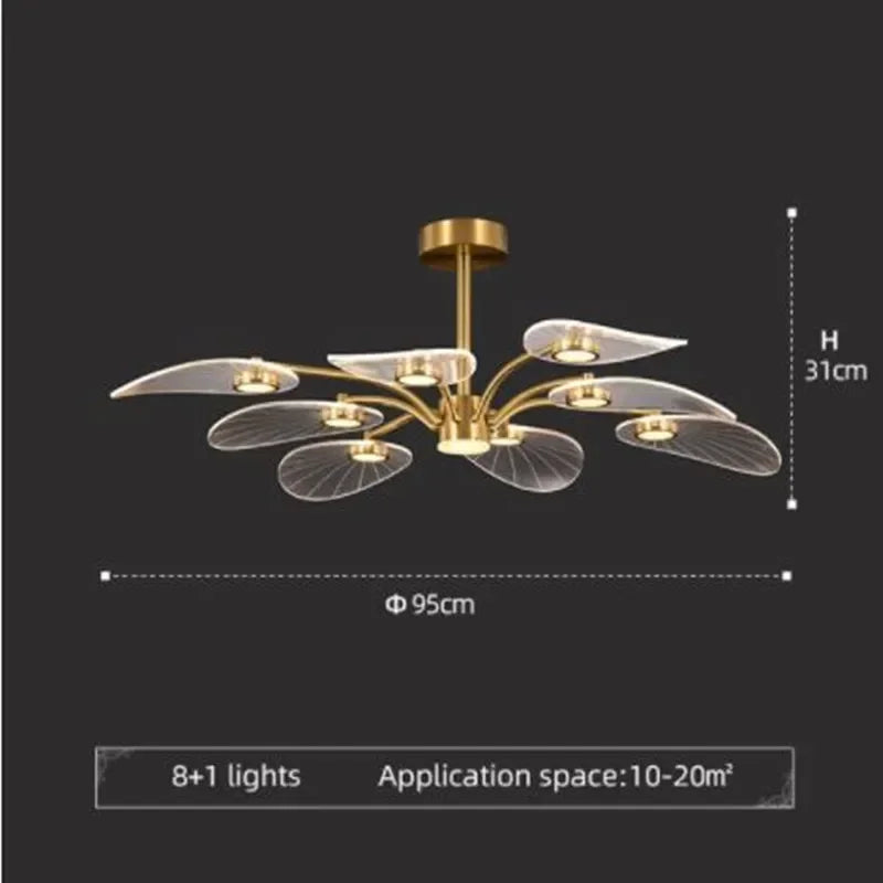 Modern LED Chandelier for Living Room, Bedroom, Dining and Study Room