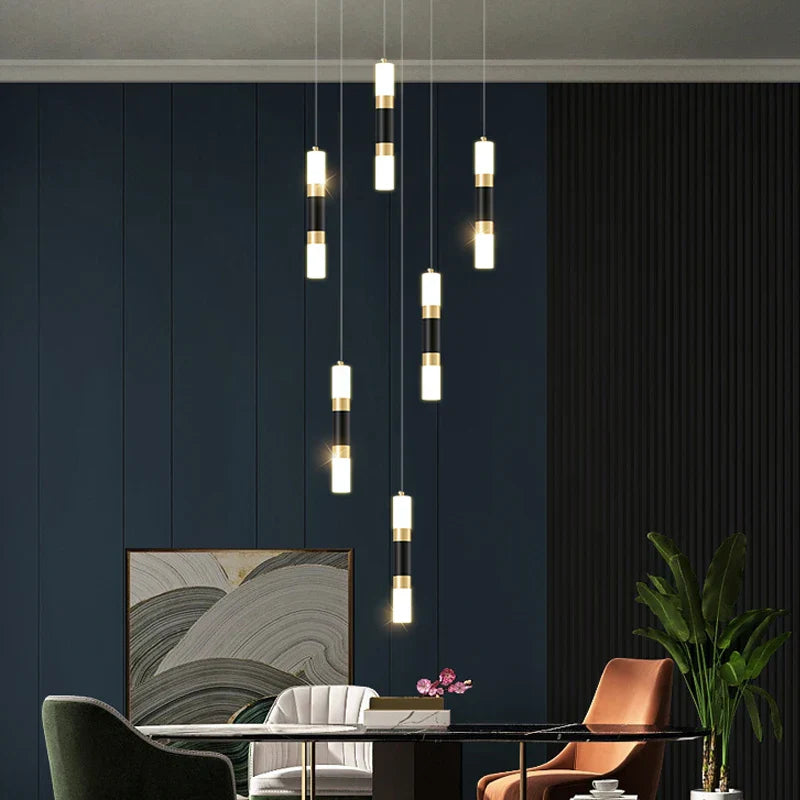 Nordic LED Ceiling Chandelier for Home Decor - Modern Lighting Fixture for Living Room