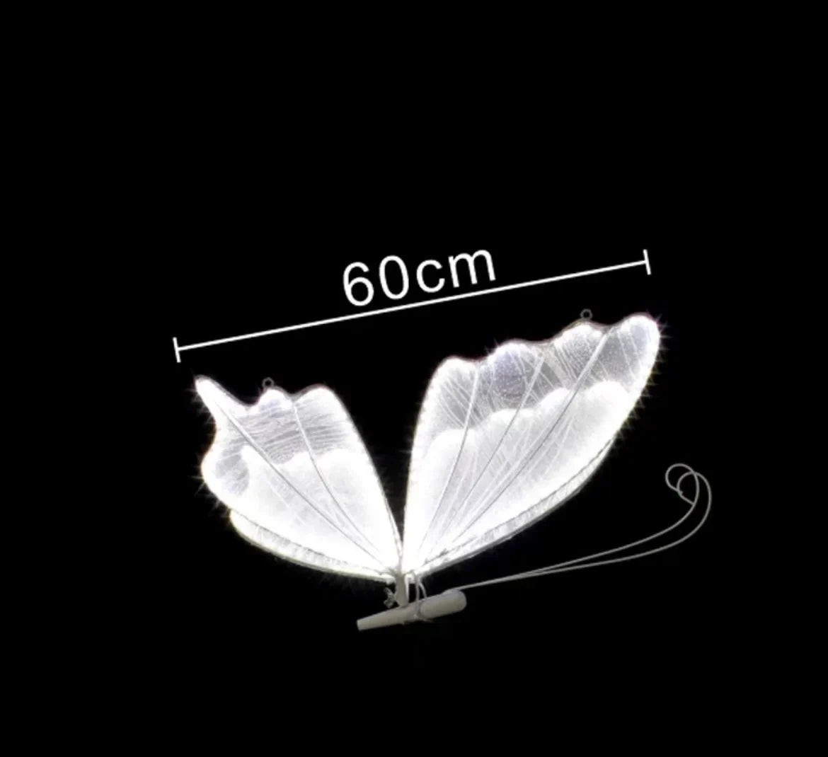 Romantic LED Butterfly Ceiling Lights for Wedding Party Stage Decor