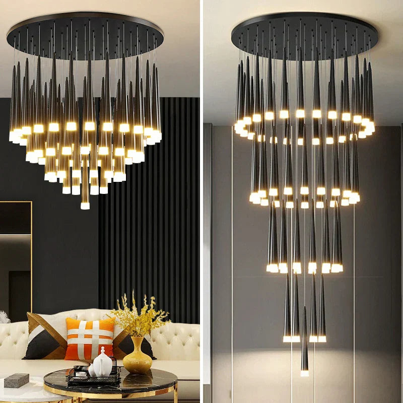 Modern Loft Chandelier LED Ceiling Light for Living Room Hallway