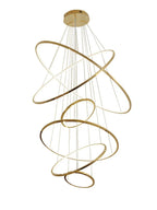 Stainless Steel Ring Pendant Light Modern Minimalist Chandelier