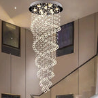 LED Chandelier for Bedroom Staircase Home Decor Luxury Hotel Lighting