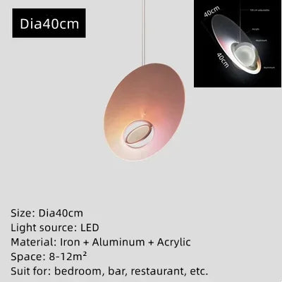 Rotatable LED Chandelier: Modern Dining Table & Party Pendant Light