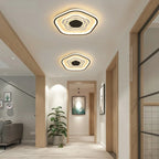 Modern Pentagonal LED Ceiling Chandelier Light for Living Room Bedroom Lighting