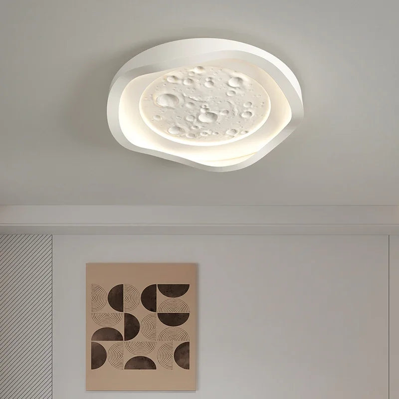 Round LED Ceiling Lamp - Simple Modern Nordic Minimalism for Living Room and Bedroom