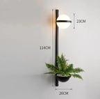 LED Art Deco Plant Wall Lights - Modern Nordic Design for Home Living Room Bedroom