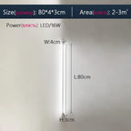 Black LED Wall Lamp for Bedroom Living Room Aisle Sofa Background