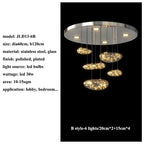 LED Drop Chandelier Lighting for Living & Dining Room Decor