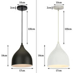 Nordic Modern Wood Pendant Light by - LED E27 Vintage Industrial Fixture for Home