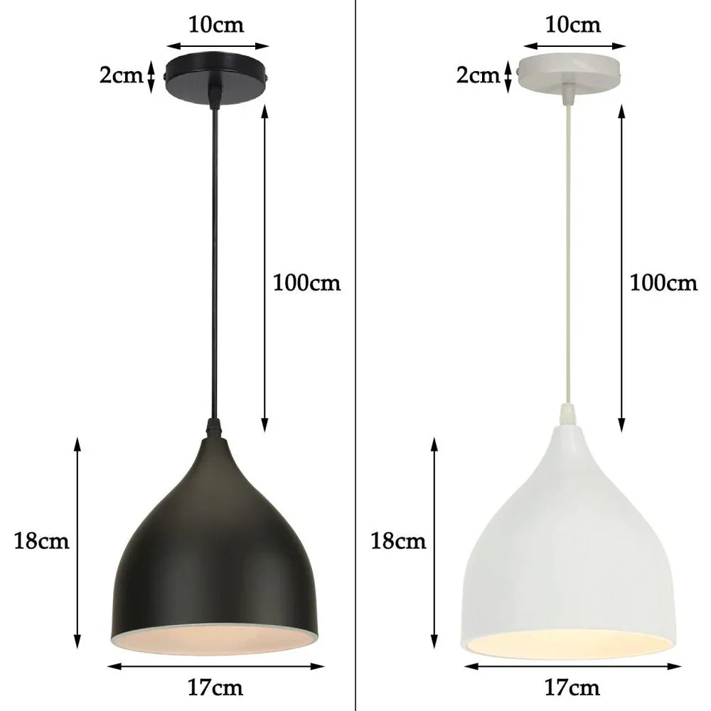 Nordic Modern Wood Pendant Light by - LED E27 Vintage Industrial Fixture for Home