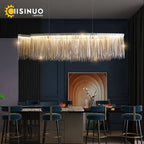 Retro Hanging Chain Chandelier for Restaurant Decor