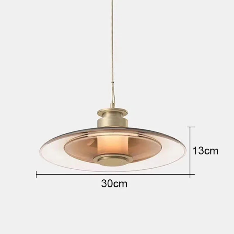 Glass Wall Lamp: Nordic Minimalist LED for Dining, Living, Bedroom