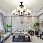 2024 New Duplex Villa Chandelier: High Jump Floor Hollow Lamps Lighting