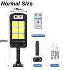 Solar Outdoor Street Light: 3 Modes, Motion Sensor, Remote Control - Waterproof Design