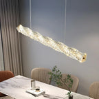 Elegant LED Crystal Chandelier for Dining Room and Kitchen Lighting