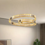 Crystal LED Pendant Lights: Modern Luxury Chandelier for Living and Dining Rooms