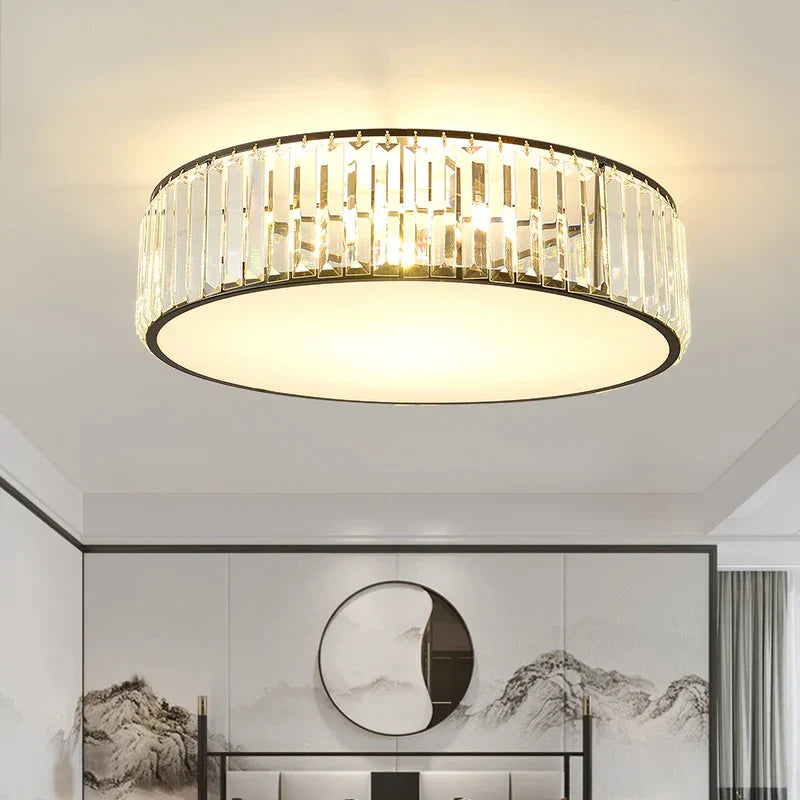 Crystal Light: Modern Restaurant Hotel Ceiling Light for Living Room