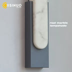 19.6＂LED Marble Wall Sconce - Modern Indoor Bedside Lighting for Living Room