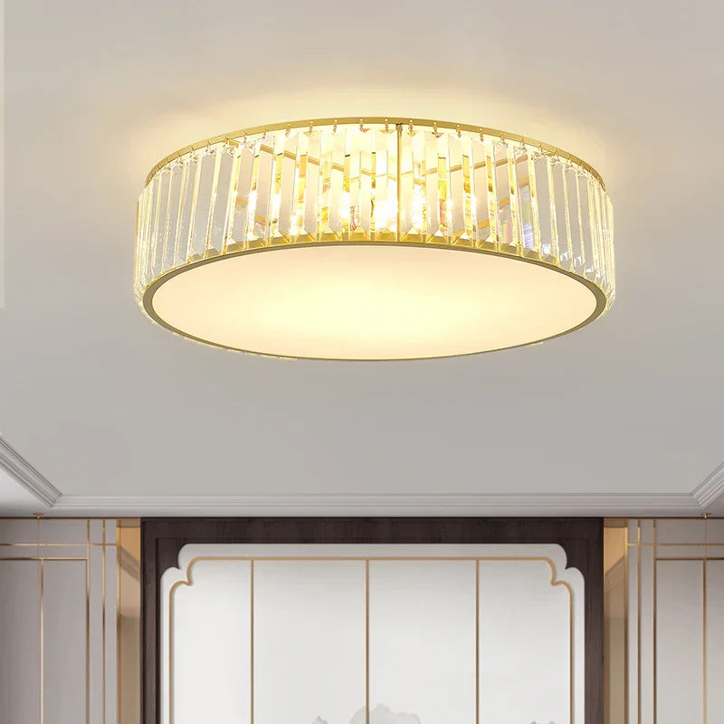 Crystal Light: Modern Restaurant Hotel Ceiling Light for Living Room