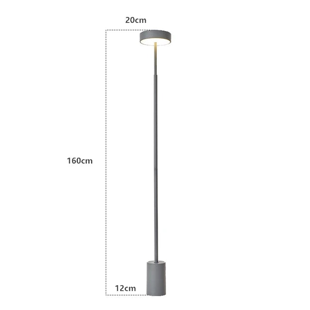 Peak Floor Lamp: Indoor Minimalist Designer Light for Living Room & Bedroom