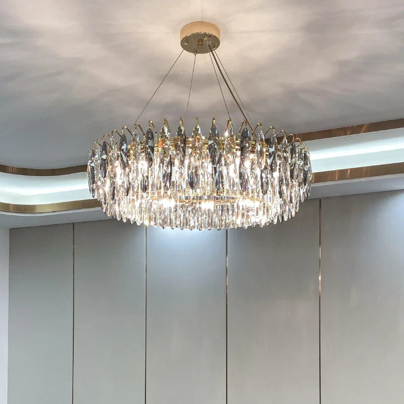 Crystal Atmosphere Chandelier: Modern Luxury for Living Room, Dining Room, Bedroom